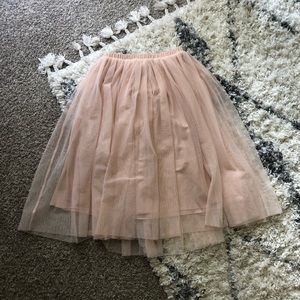 Blush Tulle Skirt